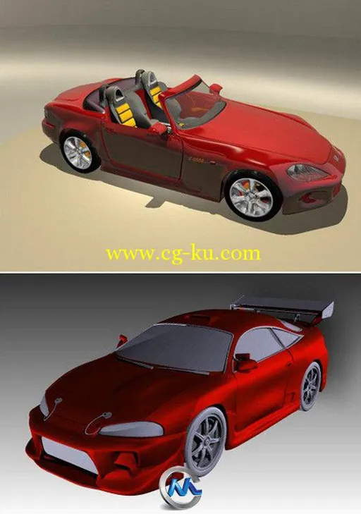 丰田S2000跑车3D模型的图片2
