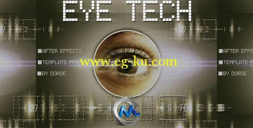 科技之眼闪烁动画AE模板的图片2