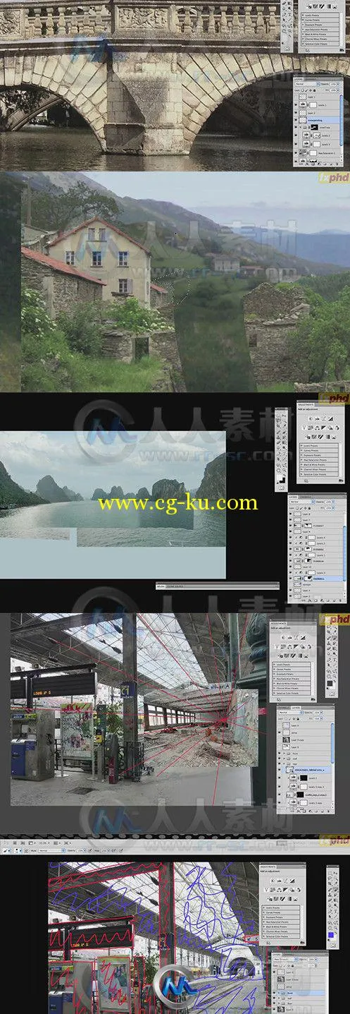 Photoshop专业数字绘景技术视频教程的图片2