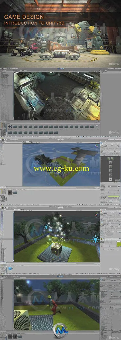 Unity3D游戏设计综合训练视频教程的图片2