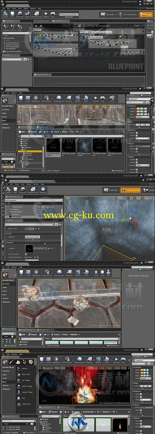 Unreal Engine 4虚幻游戏引擎高级实例训练视频教程第一季的图片1