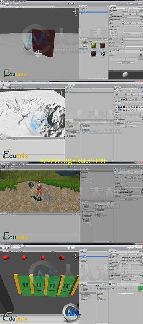 Unity3D手机游戏制作训练视频教程的图片1