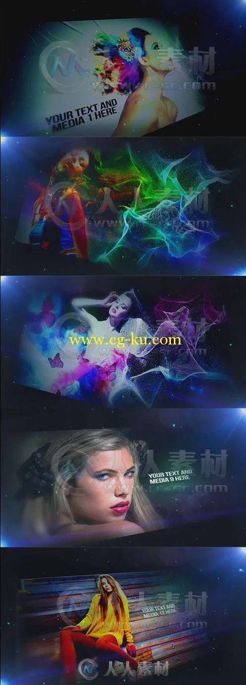 时尚之星相册动画AE模板的图片1