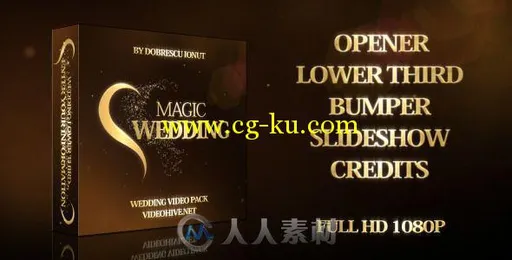 梦幻婚礼包装动画AE模板 Videohive Magic Wedding 7194147 Project for After Effects的图片1