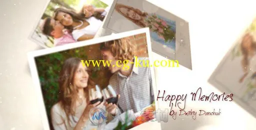 清新生活回忆相册动画AE模板 Videohive Happy Memories 7220387 Project for After...的图片1