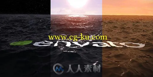 海水流动Logo演绎动画AE模板 Videohive Ocean Water Logo Ident 7057717 Project f...的图片2