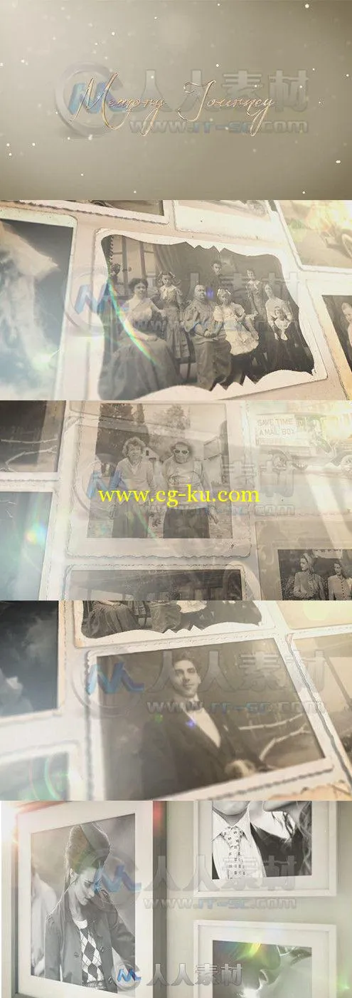 优雅记忆之旅相册动画AE模板 Videohive Memory Journey 7035297 Project for After...的图片1