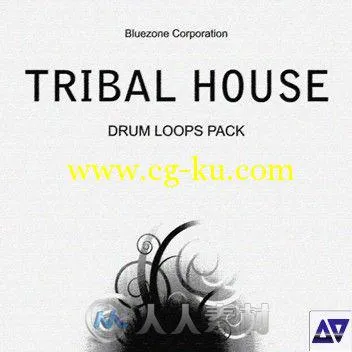 循环节奏电子乐合辑 Bluezone Corporation Tribal House Drum Loops AiFF WAV的图片1