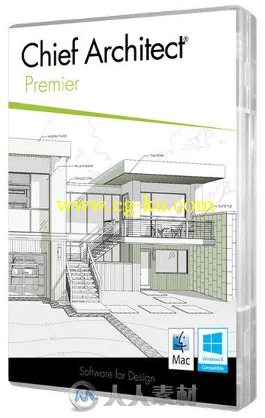 Chief Architect Premier首席建筑师软件X6V16.3.0.59版的图片1