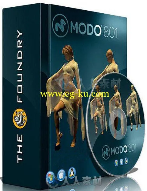 Modo三维建模设计软件V801SP1版 The Foundry Modo v801 SP1 Win Mac Linux XFORCE的图片2