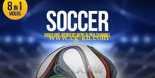 巴西世界杯足球视频素材 Videohive Soccer Ball Brazil 8in1 7858689 Motion Graphic的图片2