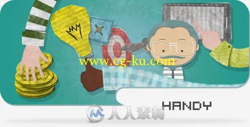 轻松卡通图标宣传动画AE模板 Videohive Handy Animated Promotional And Explainin...的图片2