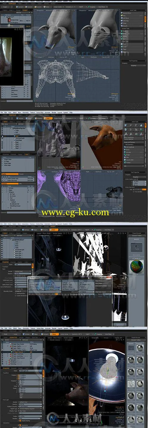 Modo概念艺术环境制作视频教程 The Gnomon Workshop Environment Creation Using Modo的图片1