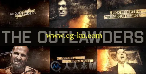 经典影视预告片动画AE模板 Videohive The Outlawders 4287672 Project for After E...的图片2