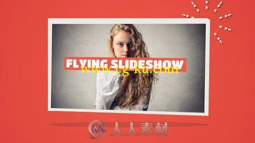 翻转图版相册动画AE模板 Videohive Flying Slideshowr 7857794 Project for After ...的图片2