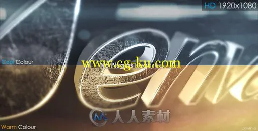 影视级三维logo演绎动画AE模板 Videohive 3D Metallic Reveal 5177772 Project for...的图片2