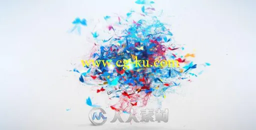 彩色蝴蝶飞舞Logo演绎动画AE模板 Videohive Colorful Butterfly Logo Reveal 50869...的图片2