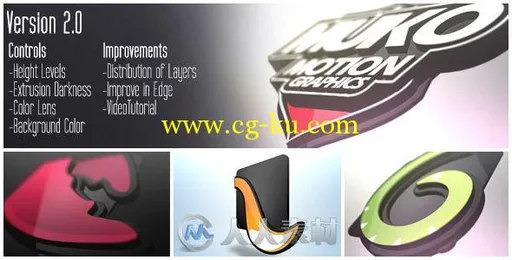 3D质感Logo演绎动画AE模板 Videohive Logo 3D Levels 2344295 Project for After E...的图片1