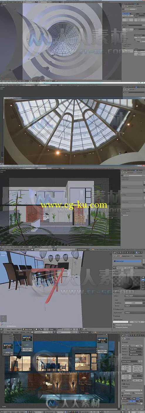 Blender建筑设计大师班视频教程第二季 The Architecture Academy Week 3-5 + Extras的图片1