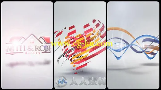 3种企业Logo演绎动画AE模板 Videohive Corporate Logo IX Light 6513282 Project f...的图片1