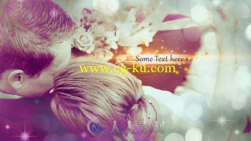 唯美金色婚礼相册动画AE模板 Videohive Golden Slides 7078868 Project for After ...的图片2