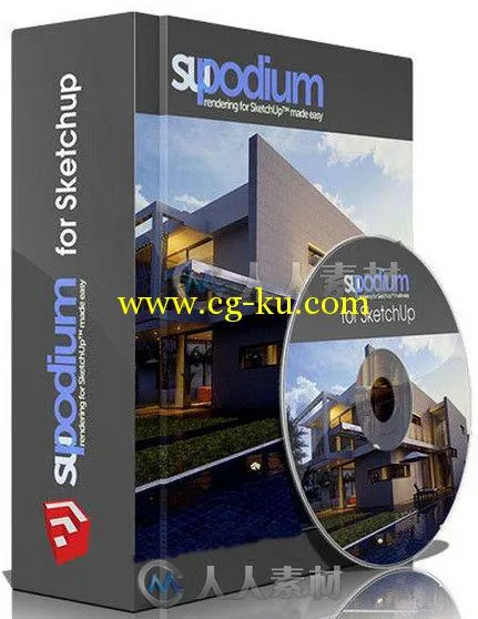 SU Podium渲染器V2014.2.18版 SU Podium 2014 V2.18.930 For SketchUp Win32 Win64的图片1