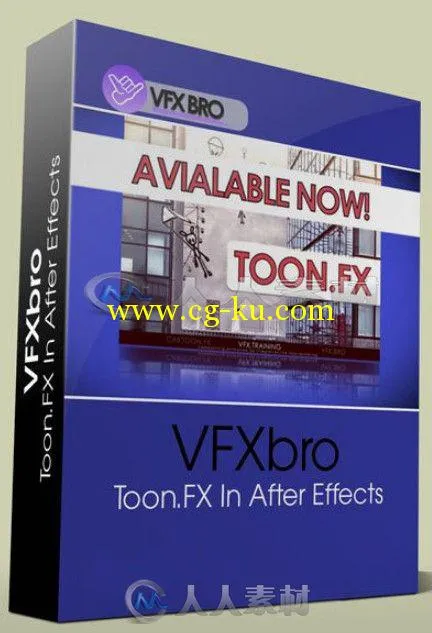 AE卡通元素真实融入制作视频教程 VFXbro Toon FX In After Effects的图片2