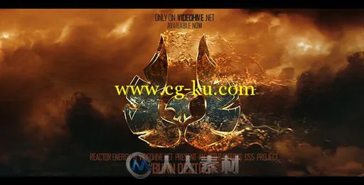 燃烧飞灰湮灭Logo演绎动画AE模板 Videohive Burn Destroy 7238297 Project for Aft...的图片2