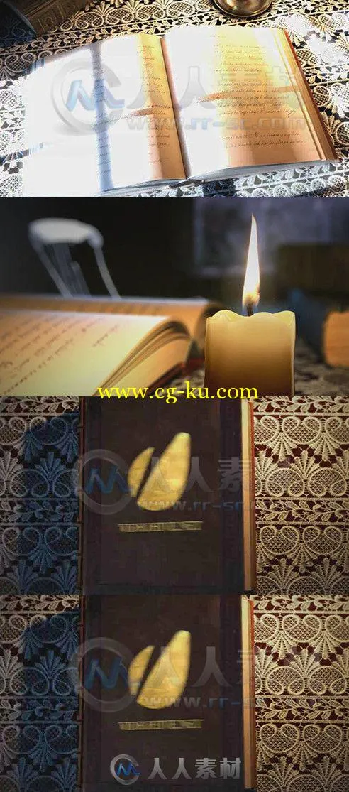 魔法恐怖书籍动画AE模板 Videohive Magic Book 6961644 Project for After Effects的图片1