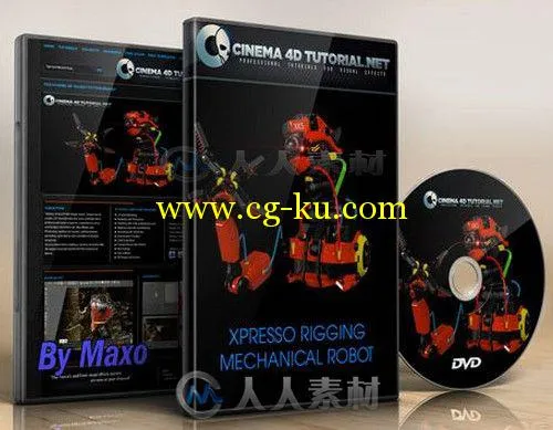 C4D机器人操控特效动画制作视频教程 Cinema 4D TutorialNet Xpresso Rigging Mecha...的图片3