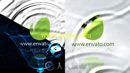 优雅水波纹Logo演绎动画AE模板 Videohive Elegance Water Ripple Logo 7121776 Pro...的图片2