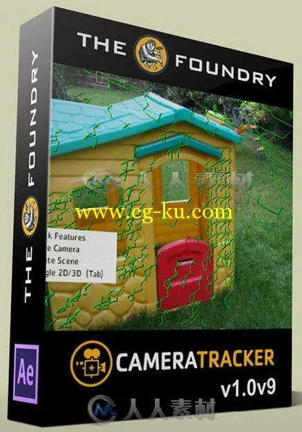 Camera Tracker摄像机跟踪AE插件V1.0.9版 The Foundry CameraTracker 1.0v9 for Af...的图片1