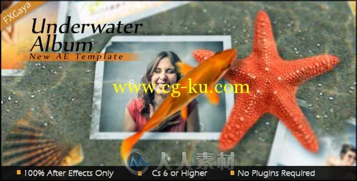 水下世界相册动画AE模板 Videohive Underwater Album 7019888 Project for After E...的图片2