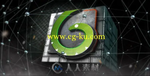 环网空间Logo演绎动画AE模板 Videohive Dark Space 6005153 Project for After Eff...的图片1