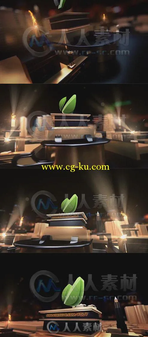 壮观烛光舞台动画AE模板 Videohive Epic Intro 6434461 Project for After Effects的图片1