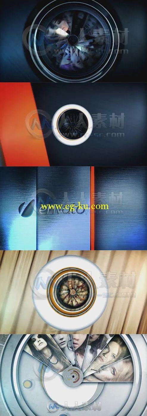 多材质包装动画AE模板 Videohive Elegant Logo Reveal 6250273 Project for After ...的图片1