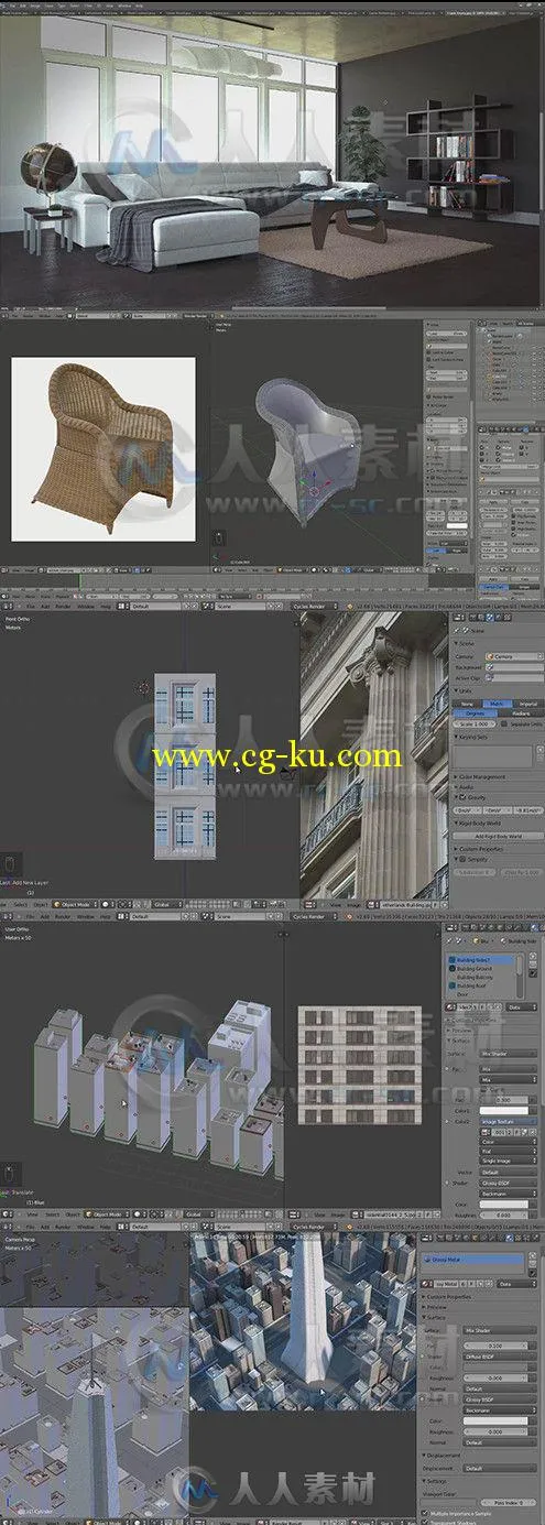 Blender建筑设计大师班视频教程第三季 The Architecture Academy Week 6-8 + Extras的图片1