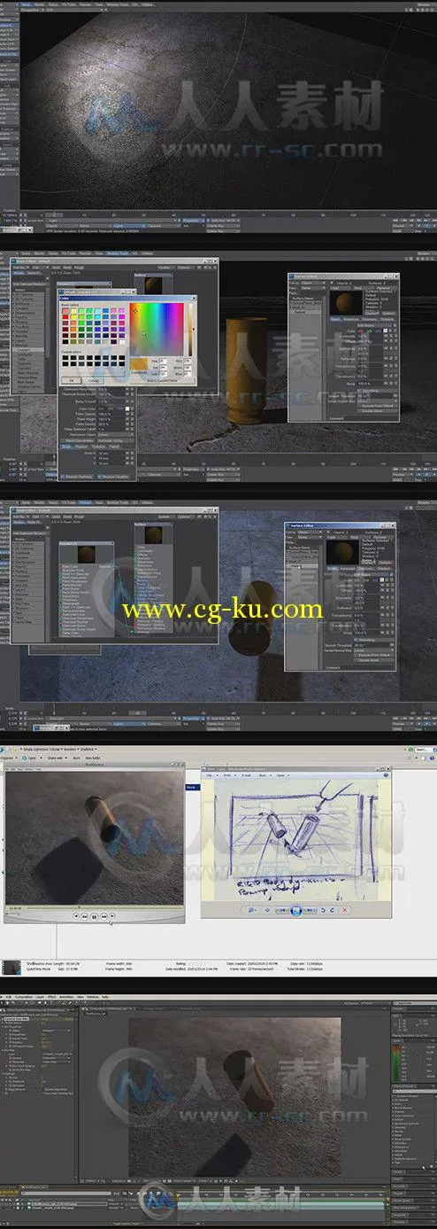 LightWave子弹射击碎模拟视频教程第二季 Simply Lightwave Bullet Dynamics in Lig...的图片1