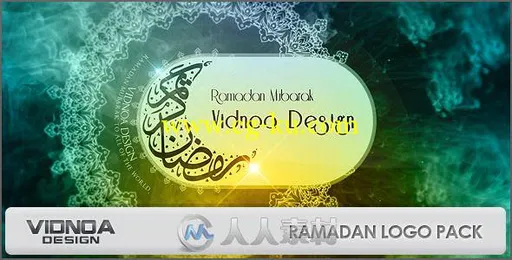 墨迹斋月Logo演绎动画AE模板 Videohive Ramadan Logo Pack 8044399 Project for Af...的图片2