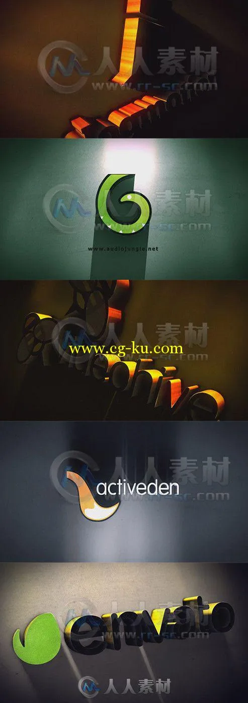 阳光阴影三维Logo演绎动画AE模板 Videohive Under Sunrise Reveal 6058526 Project...的图片1