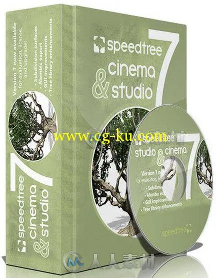 SpeedTree Cinema树木植物实时建模软件V7.0.5版 SpeedTree Cinema v7.0.5 Win Mac ...的图片1