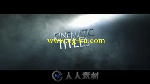 E3D电影级片头巨幕文字动画AE模板 Videohive Cinematic Title 6620101 Project for...的图片2