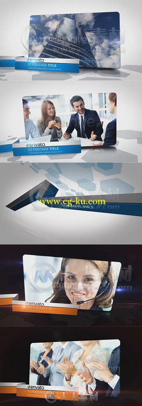 现代企业宣传包装动画AE模板 Videohive Modern Corporate Slideshow 6219991 Proje...的图片1