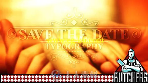 文字排版包装动画AE模板 Videohive Save The Date Typography 4507764 Project for...的图片2