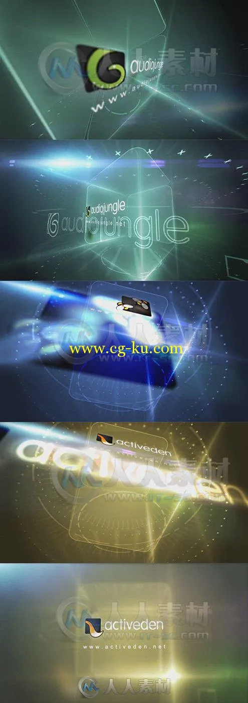 立方空间Logo演绎动画AE模板 Videohive Cube Massive Logo 6553470 Project for Af...的图片1