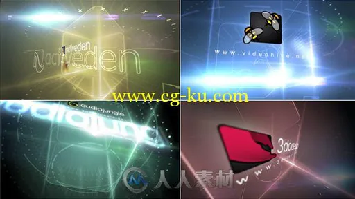 立方空间Logo演绎动画AE模板 Videohive Cube Massive Logo 6553470 Project for Af...的图片2