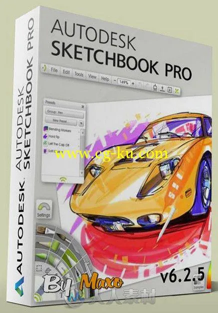 SketchBook特克数字绘画设计软件V6.2.6 MacOSX版 Autodesk SketchBook Pro v6.2.6 ...的图片1