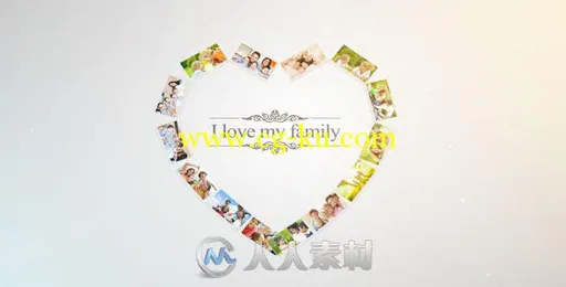 幸福生活时间线相册动画AE模板 Videohive Photo Family Gallery 7031551 Project f...的图片2