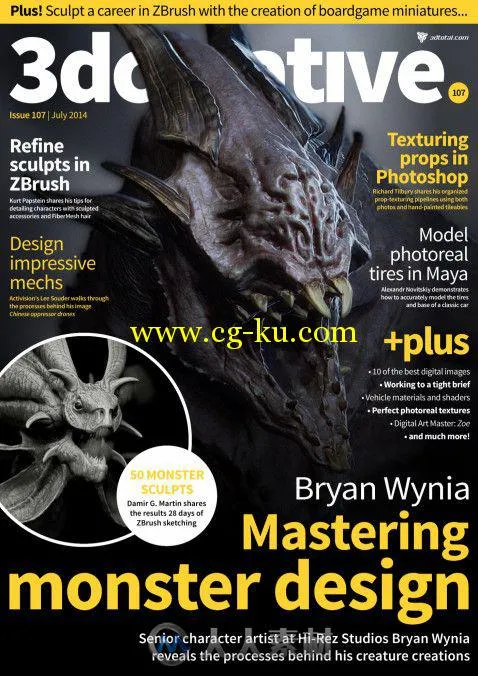 3D创意CG杂志2014年7月刊总第107期 3Dcreative Issue 107 July 2014的图片1