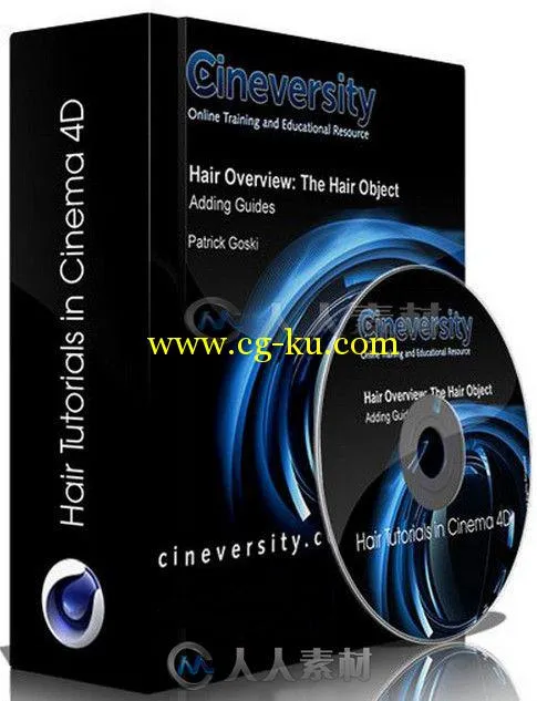 C4d角色头发制作训练视频教程 Cineversity Hair Tutorials Cinema 4D by Patrick G...的图片2